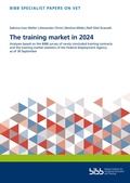Cover: The training market in 2024 - Verlag Barbara Budrich