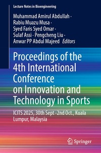 Enlarge image Cover: Proceedings of the 4th International Conference on Innovation and Technology in Sports - Springer