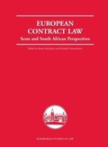 Cover: European Contract Law - Edinburgh Studies in Law