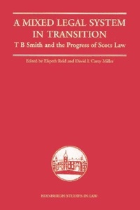 Enlarge image Cover: A Mixed Legal System in Transition - Edinburgh University Press