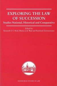 Enlarge image Cover: Exploring the Law of Succession - Edinburgh University Press