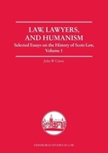 Cover: Law, Lawyers, and Humanism - Edinburgh Studies in Law
