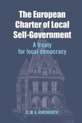 Cover: The European Charter of Local Self-Government - Edinburgh University Press