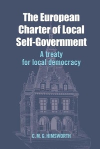 Enlarge image Cover: The European Charter of Local Self-Government - Edinburgh University Press