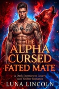 Cover: The Alpha Cursed Fated Mate (A Dark Alpha Rejected Fated Mates, #1) - Luna Lincoln