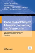 Cover: Innovations of Intelligent Informatics, Networking, and Cybersecurity - Springer