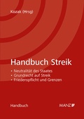 Cover: Handbuch Streik - Manz