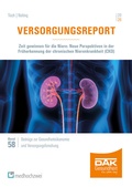 Cover: Versorgungsreport 2026 - medhochzwei Verlag