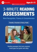 Cover: 3 Minute Reading Assessments Ages 8-11 - 3 Minute Assessments