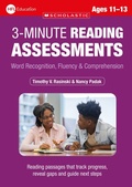 Cover: 3 Minute Reading Assessments Ages 11-13 - 3 Minute Assessments