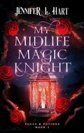Cover: My Midlife Magic Knight (Pages & Potions, #2) - Elements Unleashed