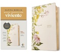 Cover: Biblia Ultrafina Ntv, Con Filament (Sentipiel, Jard&iacute;n Floral, Letra Roja) - Tyndale House Publishers