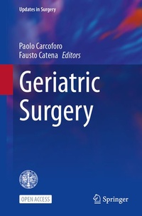 Enlarge image Cover: Geriatric Surgery - Springer
