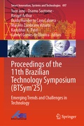 Cover: Proceedings of the 11th Brazilian Technology Symposium (BTSym'25) - Springer