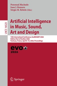 Enlarge image Cover: Artificial Intelligence in Music, Sound, Art and Design - Springer