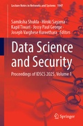 Cover: Data Science and Security - Springer
