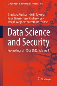 Enlarge image Cover: Data Science and Security - Springer