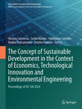 Cover: The concept of sustainable development in the context of economics, technological innovation and environmental engineering - Springer