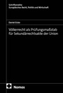 Cover: Völkerrecht als Prüfungsmaßstab für Sekundärrechtsakte der Union - Nomos