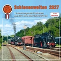 Cover: Kalender Schienenwelten 2027 - Bildverlag B&ouml;ttger GbR