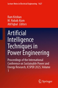 Enlarge image Cover: Artificial Intelligence Techniques in Power Engineering - Springer