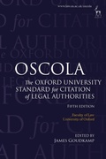 Cover: OSCOLA - Hart Publishing