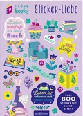 Cover: I Love Books - Sticker-Liebe - arsEdition