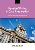 Cover: Opinion Writing and Case Preparation - Bar Manuals
