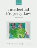 Cover: Intellectual Property Law 7e - Oxford University Press