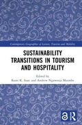 Cover: Sustainability Transitions in Tourism and Hospitality - Routledge