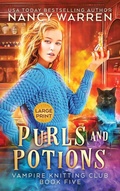 Cover: Purls and Potions - The Vampire Knitting Club