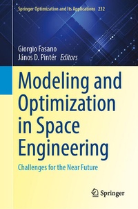 Enlarge image Cover: Modeling and Optimization in Space Engineering - Springer