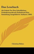 Cover: Das Lesebuch - Kessinger Publishing