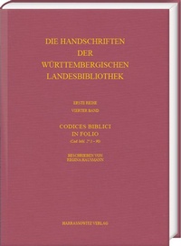 Enlarge image Cover: Codices Biblici in Folio - Harrassowitz Verlag