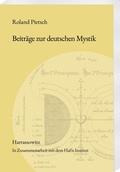 Cover: Beitr&auml;ge zur deutschen Mystik - Harrassowitz Verlag
