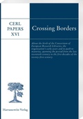 Cover: Crossing Borders - Harrassowitz Verlag