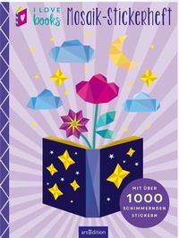 Enlarge image Cover: I Love Books - Mosaik-Stickerheft - arsEdition