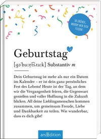 Enlarge image Cover: Geburtstag (Substantiv, m) - arsEdition