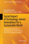 Cover: Social Impact of Technology-driven Innovations for a Sustainable World - Springer