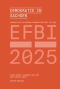 Cover: Demokratie in Sachsen - edition &uuml;berland Verlagsgesellschaft mbH