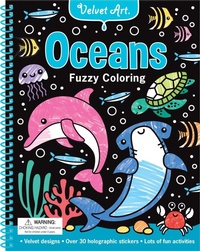Enlarge image Cover: Velvet Art: Oceans Fuzzy Coloring - Lake Press