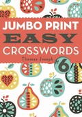 Cover: Jumbo Print Easy Crosswords #6 - Puzzlewright Press