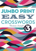 Cover: Jumbo Print Easy Crosswords #3 - Puzzlewright Press