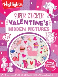 Enlarge image Cover: Super Sticker Valentine's Hidden Pictures - Highlights Press