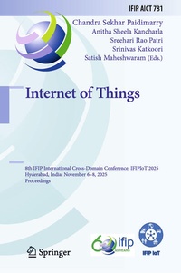 Enlarge image Cover: Internet of Things - Springer