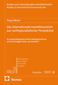Cover: Das internationale Investitionsrecht aus rechtspluralistischer Perspektive - Nomos