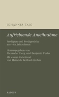 Cover: Johannes Taig: Aufrichtende Anteilnahme - Radius