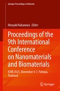Cover: Proceedings of the 9th International Conference on Nanomaterials and Biomaterials - Springer