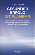 Cover: Gesunder Erfolg ist planbar - Wiley-VCH