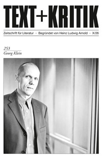 Enlarge image Cover: Georg Klein - Edition Text + Kritik